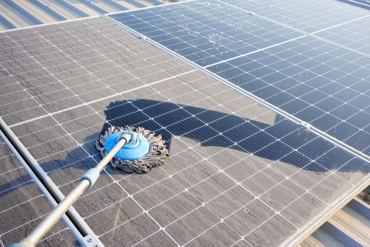 solar panel cleaning