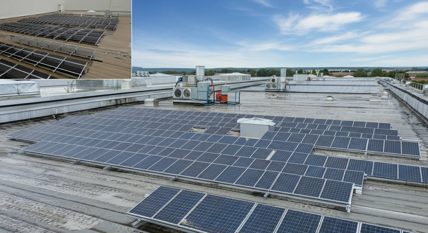 commercial solar system size